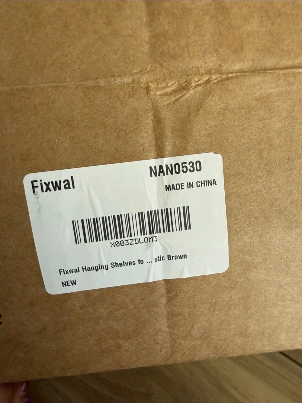 Fixwal Storage Box in Brown Kraft